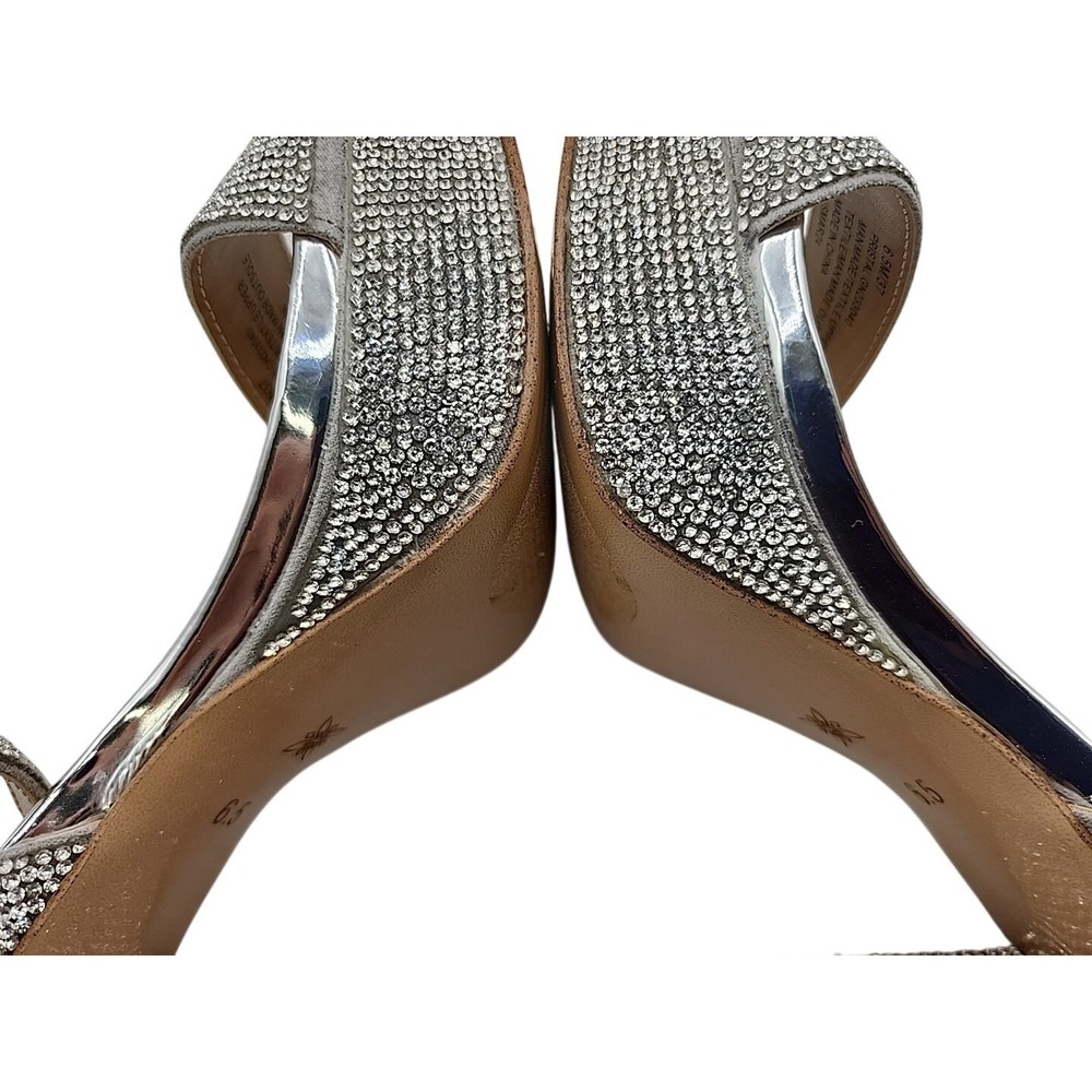 BCB Generation Women's Shoes SZ 6.5 Heels Pristal Rhinestone Platform Block Heel - Picture 7 of 11